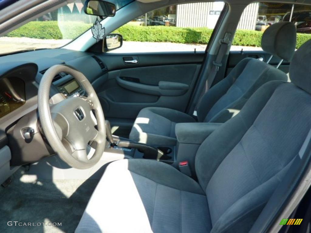 2004 Accord LX Sedan - Eternal Blue Pearl / Gray photo #10