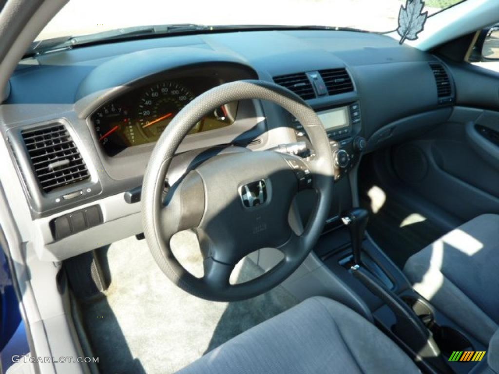 2004 Accord LX Sedan - Eternal Blue Pearl / Gray photo #11