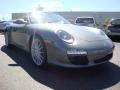 2011 Meteor Grey Metallic Porsche 911 Carrera S Cabriolet  photo #5