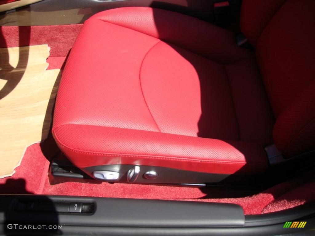 2011 911 Carrera S Cabriolet - Meteor Grey Metallic / Carrera Red photo #16