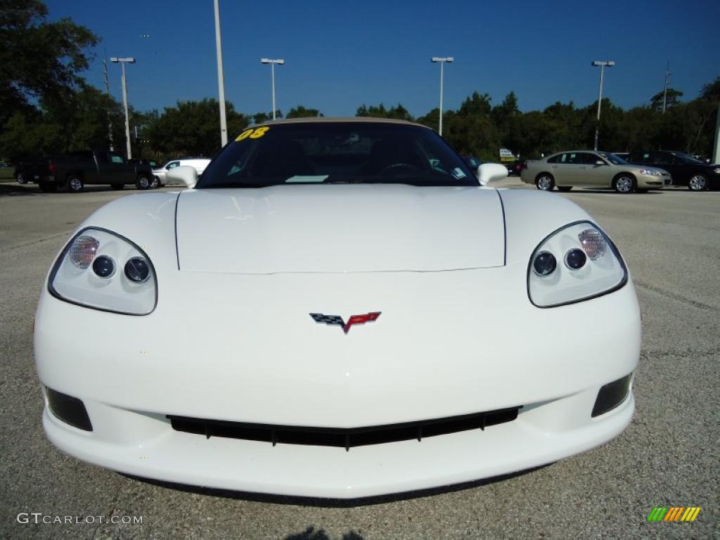 2008 Corvette Convertible - Arctic White / Cashmere photo #11