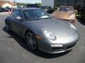 2011 Meteor Grey Metallic Porsche 911 Carrera 4S Coupe  photo #4