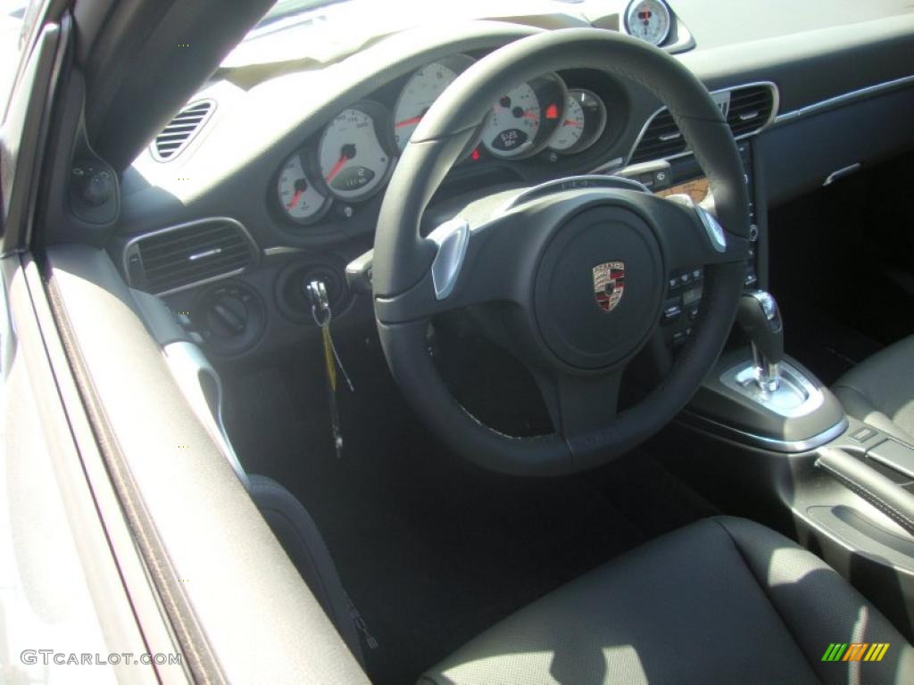 2011 911 Carrera 4S Coupe - Meteor Grey Metallic / Black photo #11