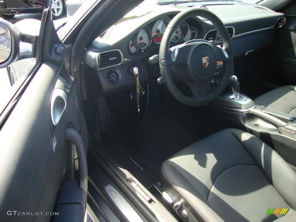 2011 911 Carrera 4S Coupe - Meteor Grey Metallic / Black photo #12