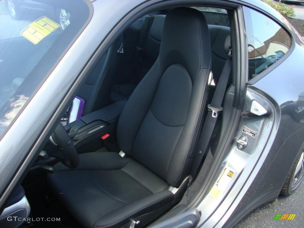 2011 911 Carrera 4S Coupe - Meteor Grey Metallic / Black photo #16