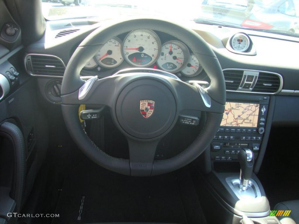 2011 911 Carrera 4S Coupe - Meteor Grey Metallic / Black photo #25