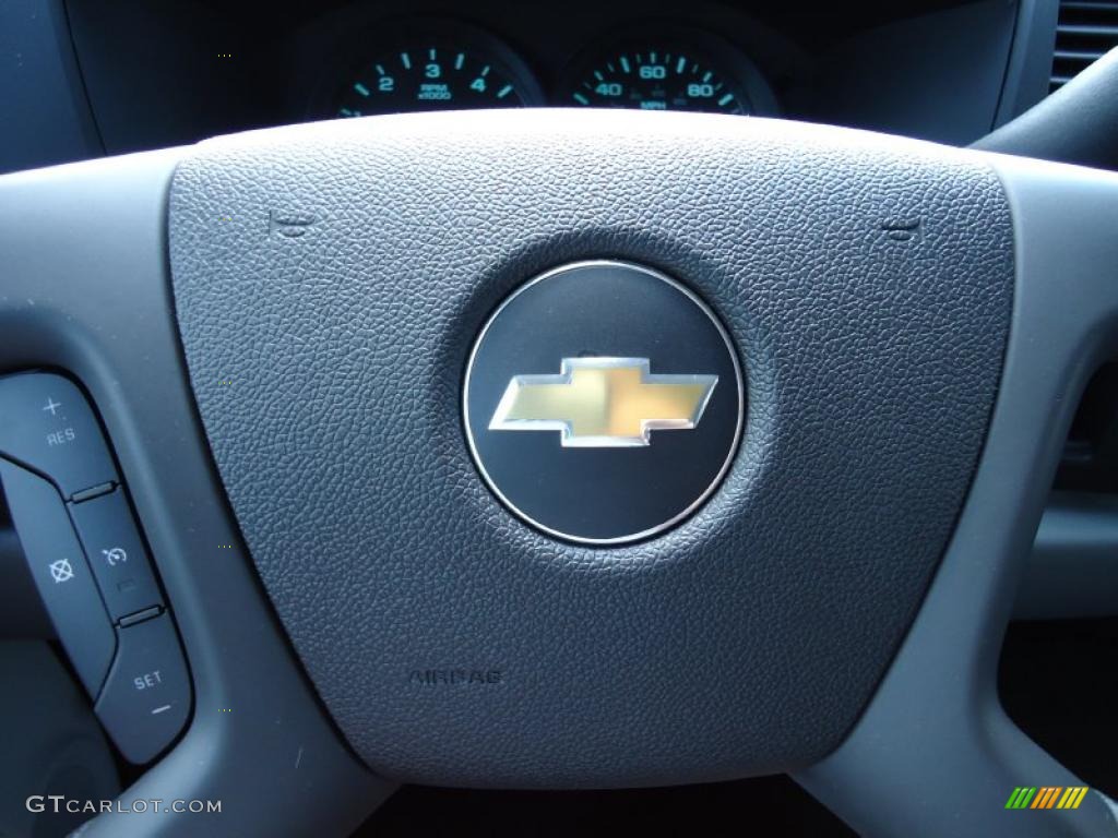2009 Silverado 1500 LS Extended Cab - Silver Birch Metallic / Dark Titanium photo #21