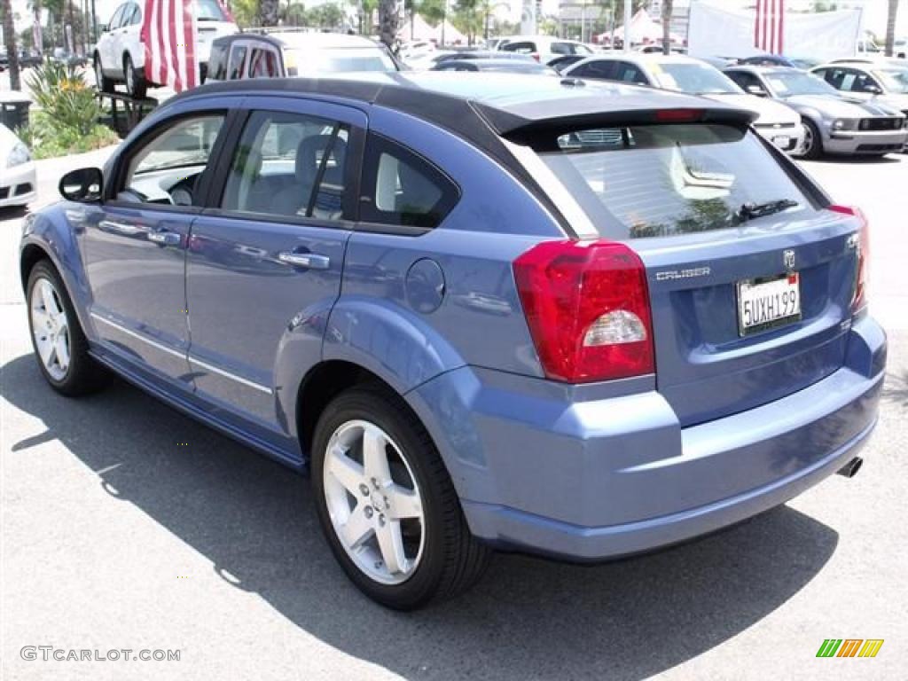 2007 Caliber R/T AWD - Marine Blue Pearl / Pastel Slate Gray/Blue photo #5