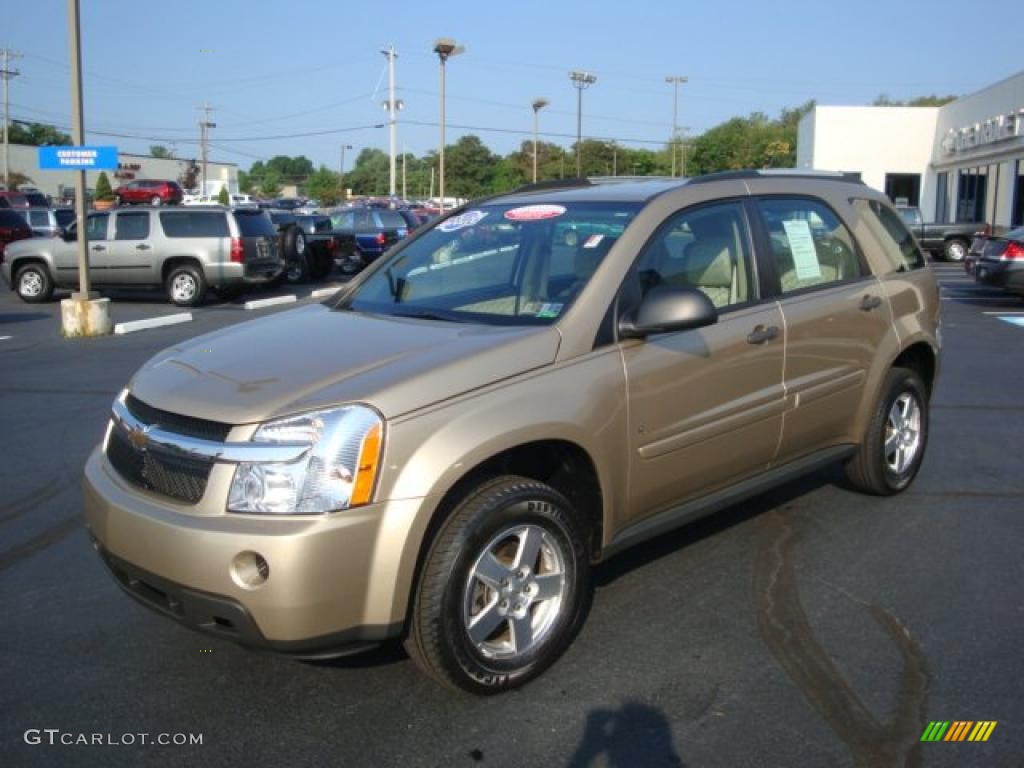 2007 Equinox LS AWD - Sandstone Metallic / Light Cashmere photo #7