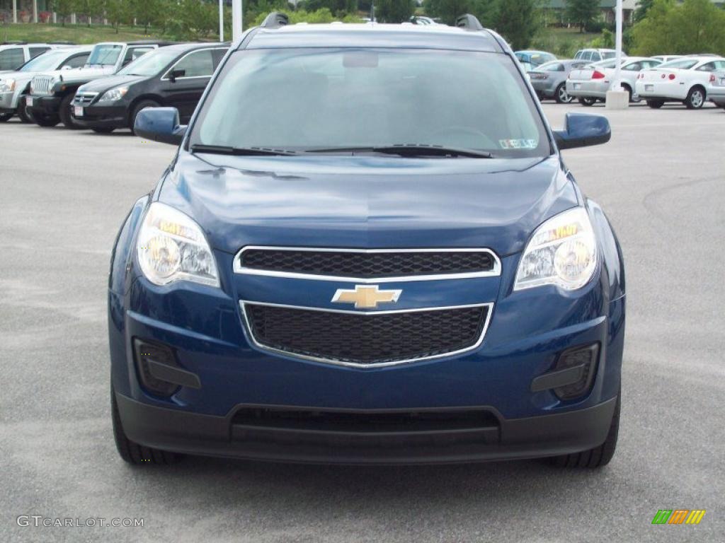 2010 Equinox LT AWD - Navy Blue Metallic / Jet Black photo #18