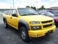 2004 Yellow Chevrolet Colorado LS Extended Cab 4x4  photo #2