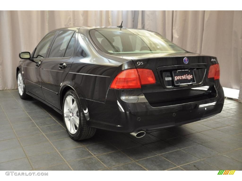 2009 9-5 Aero Sedan - Black / Black photo #4