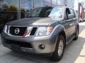 2008 Storm Gray Nissan Pathfinder SE 4x4  photo #1