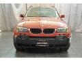 2004 Flamenco Red Metallic BMW X3 2.5i  photo #6