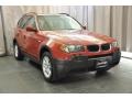 2004 Flamenco Red Metallic BMW X3 2.5i  photo #7