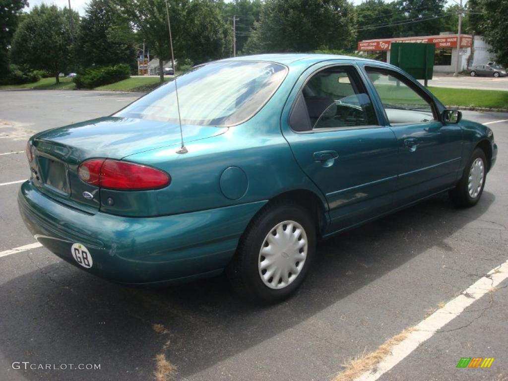 1996 Contour GL - Pacific Green Metallic / Gray photo #6