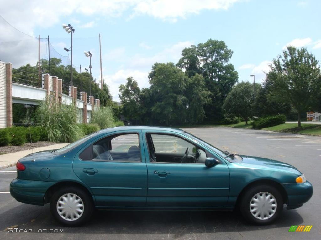 1996 Contour GL - Pacific Green Metallic / Gray photo #7