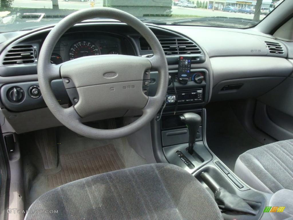 1996 Contour GL - Pacific Green Metallic / Gray photo #12