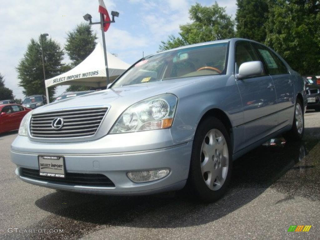 2003 LS 430 Sedan - Platinum Blue Pearl / Ivory photo #1