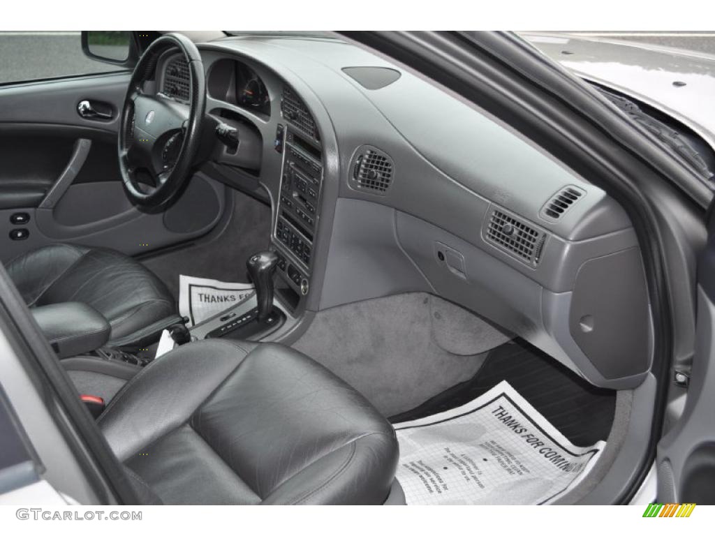 2002 9-5 Aero Sport Wagon - Steel Grey / Charcoal Grey photo #14