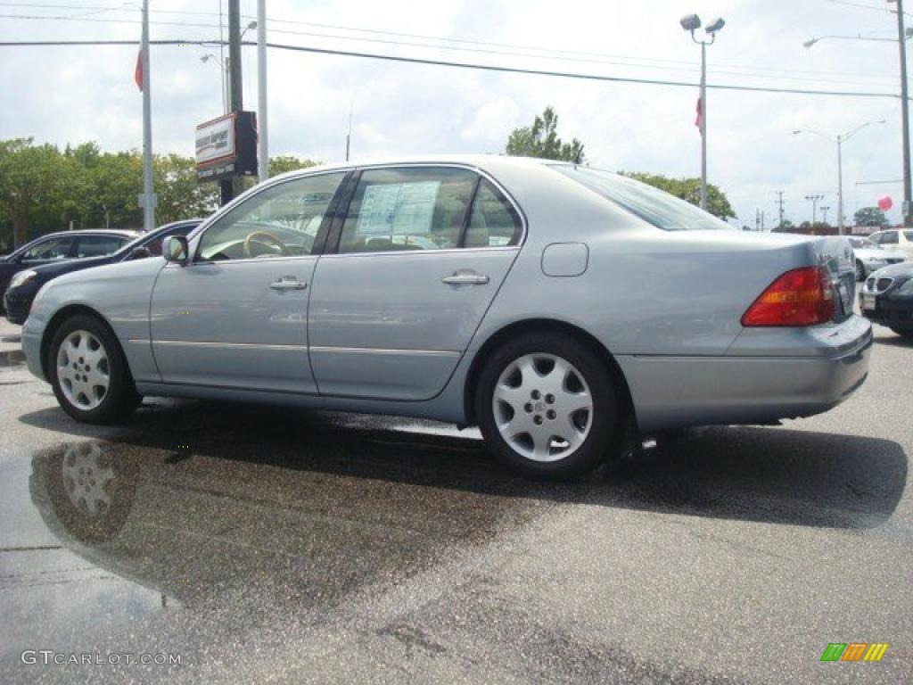 2003 LS 430 Sedan - Platinum Blue Pearl / Ivory photo #3
