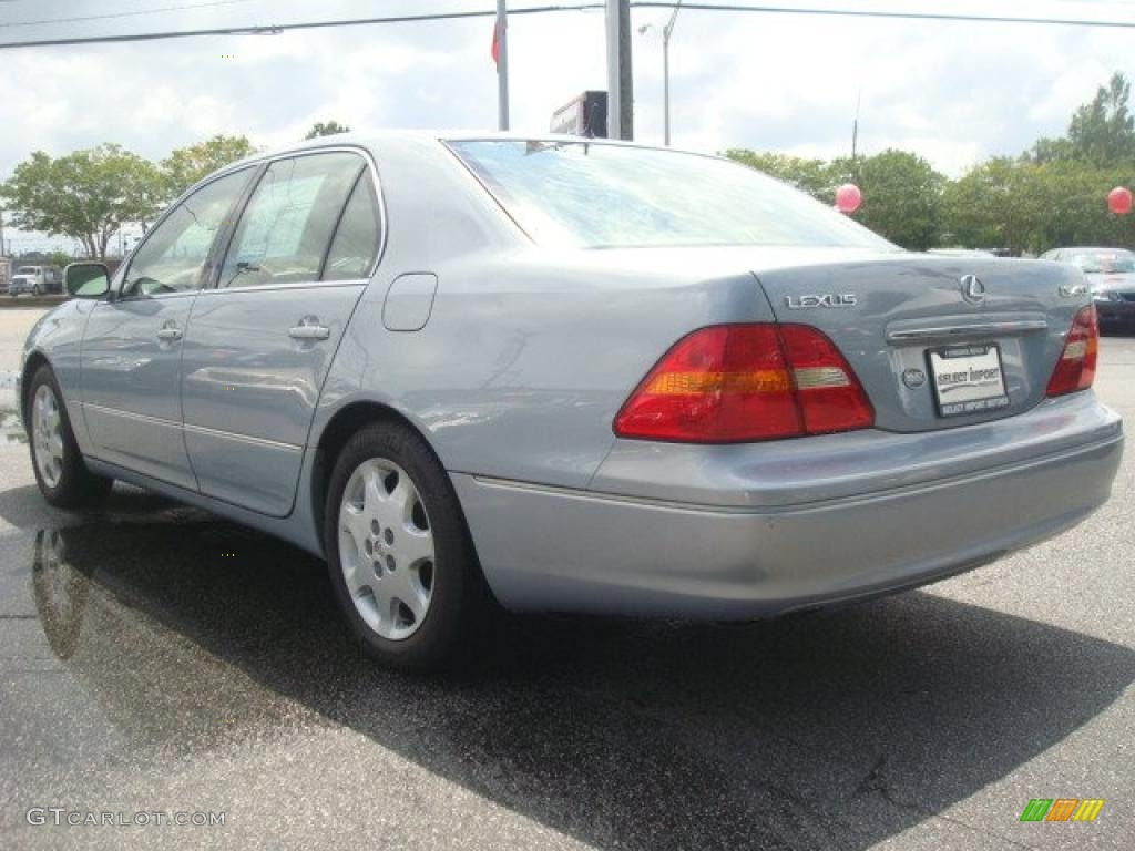 2003 LS 430 Sedan - Platinum Blue Pearl / Ivory photo #4