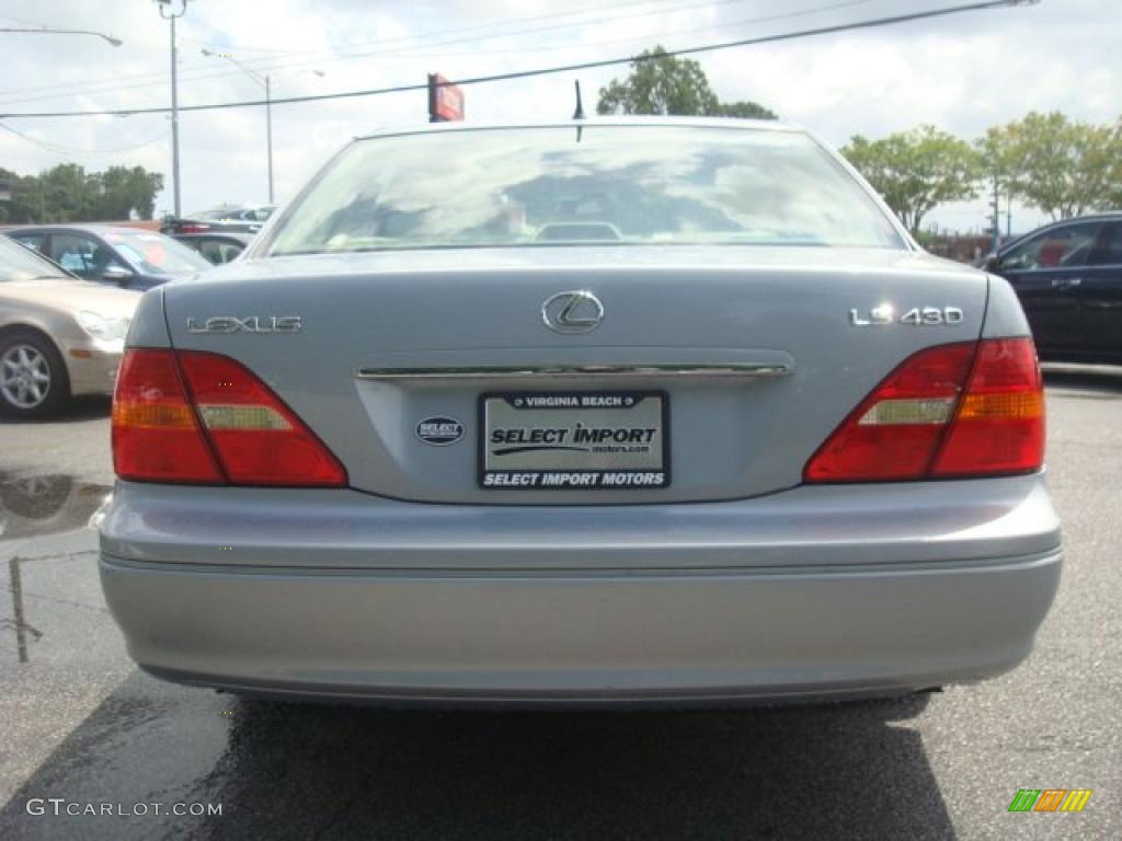 2003 LS 430 Sedan - Platinum Blue Pearl / Ivory photo #5