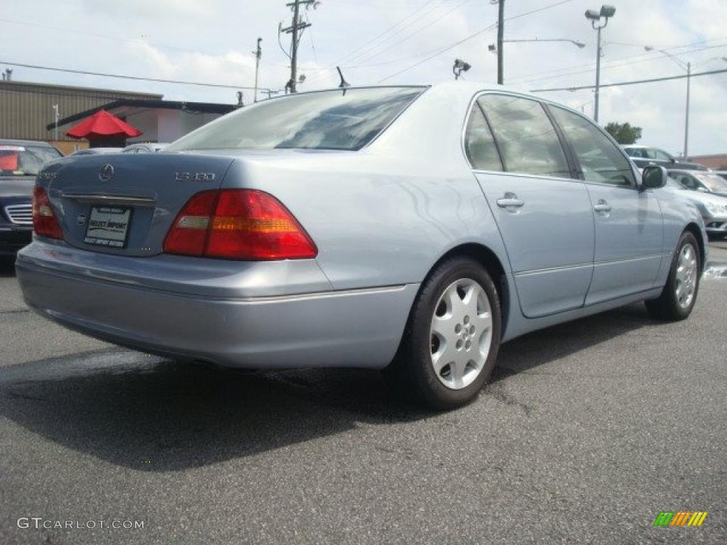 2003 LS 430 Sedan - Platinum Blue Pearl / Ivory photo #6