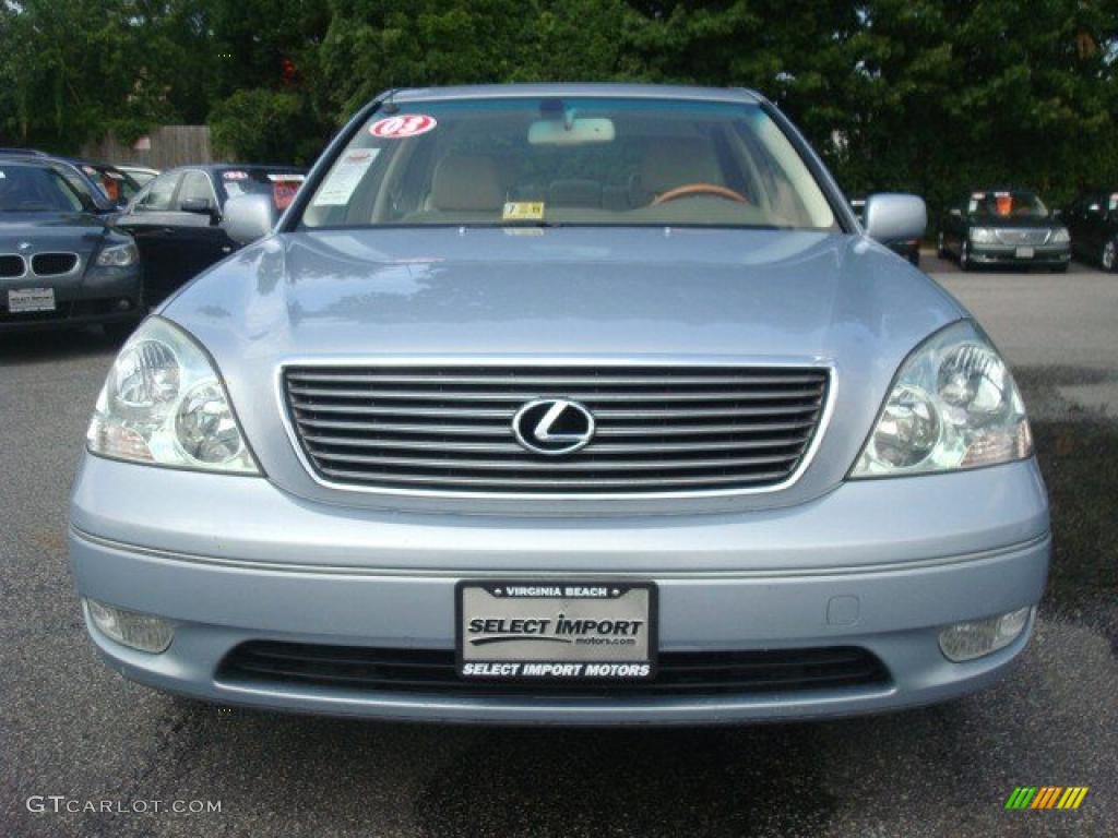 2003 LS 430 Sedan - Platinum Blue Pearl / Ivory photo #9