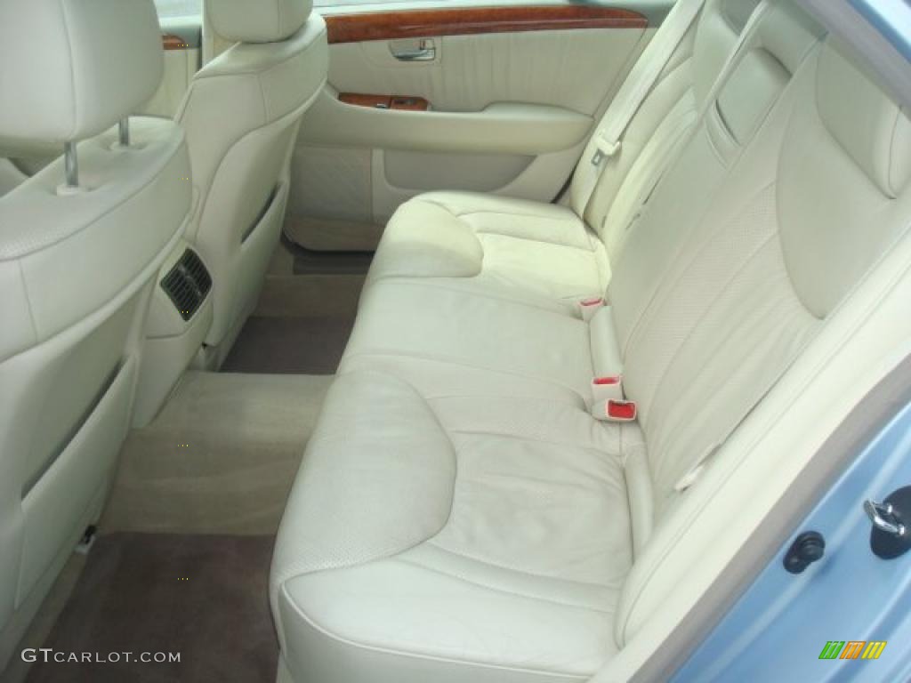 2003 LS 430 Sedan - Platinum Blue Pearl / Ivory photo #13