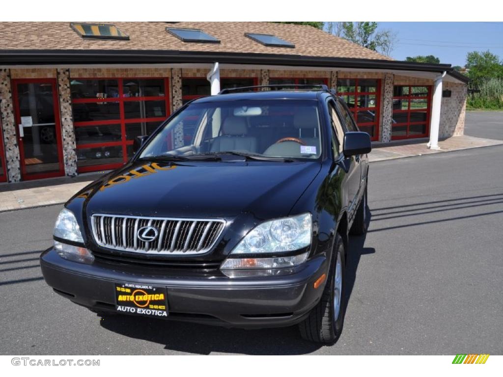 2001 RX 300 AWD - Black Onyx / Ivory photo #1