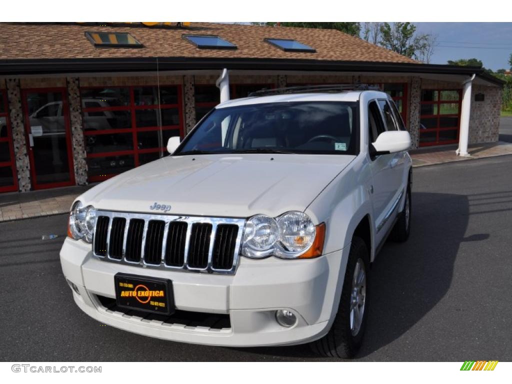2008 Grand Cherokee Limited 4x4 - Stone White / Dark Slate Gray/Light Graystone photo #1