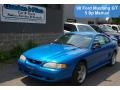 1998 Bright Atlantic Blue Ford Mustang GT Coupe  photo #1