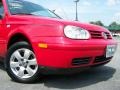 2001 Tornado Red Volkswagen Cabrio GLX  photo #2