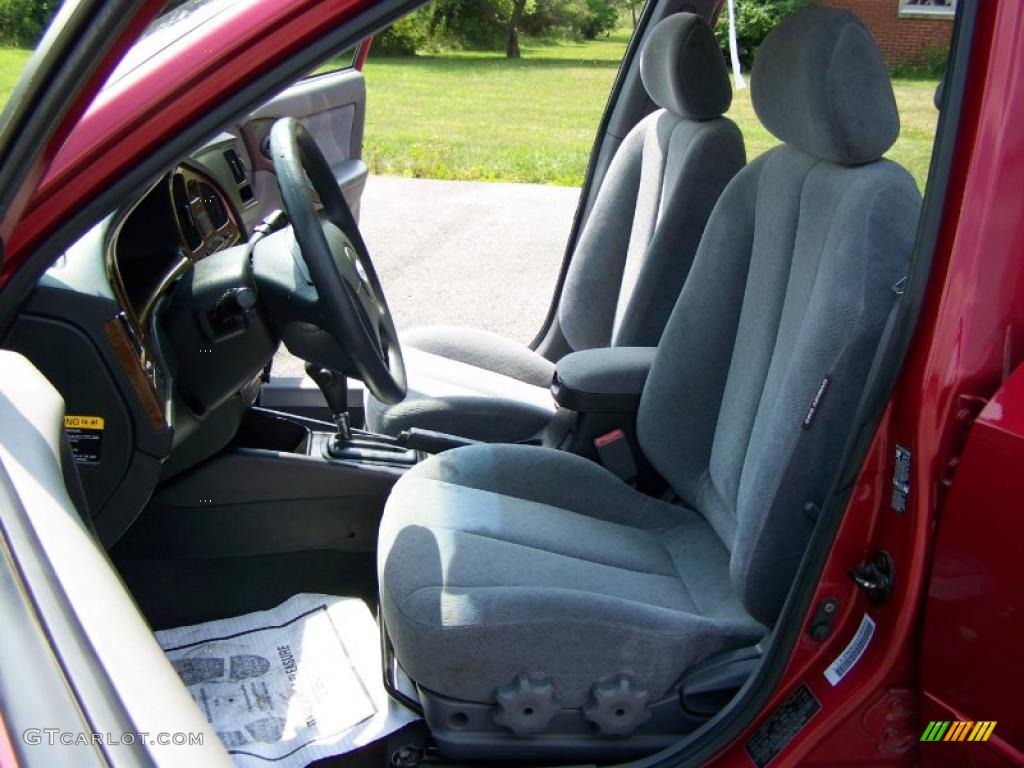 2004 Elantra GLS Sedan - Crimson Dark Red / Gray photo #7