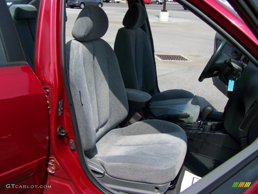 2004 Elantra GLS Sedan - Crimson Dark Red / Gray photo #12