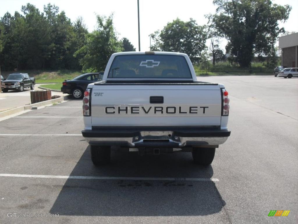 1993 C/K K1500 Extended Cab 4x4 - White / Blue photo #4
