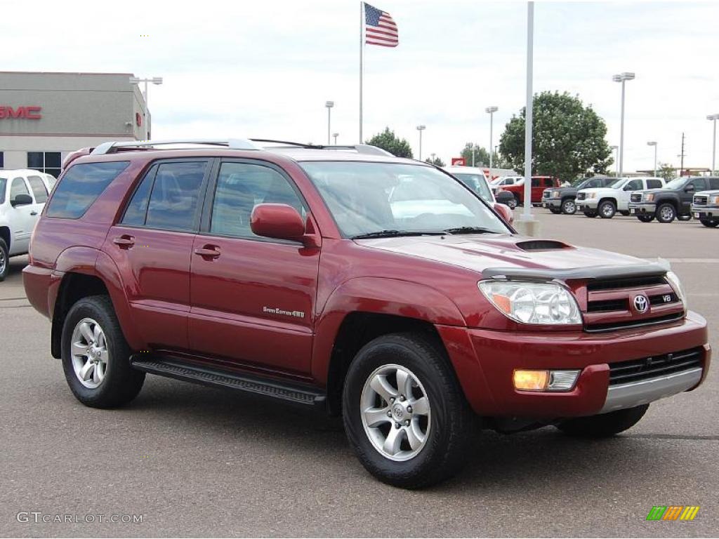 2005 4Runner Sport Edition 4x4 - Salsa Red Pearl / Dark Charcoal photo #1