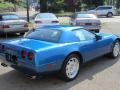 1993 Quasar Blue Metallic Chevrolet Corvette Convertible  photo #7