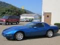 1993 Quasar Blue Metallic Chevrolet Corvette Convertible  photo #14