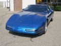 1993 Quasar Blue Metallic Chevrolet Corvette Convertible  photo #16