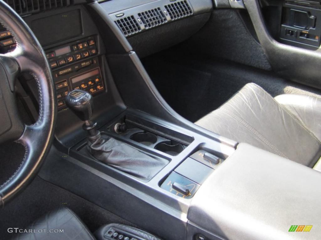 1993 Corvette Convertible - Quasar Blue Metallic / Black photo #20