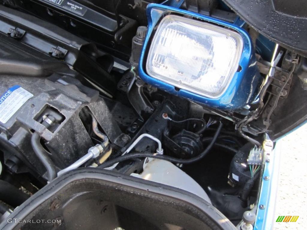 1993 Corvette Convertible - Quasar Blue Metallic / Black photo #31