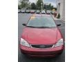 2005 Sangria Red Metallic Ford Focus ZX4 SE Sedan  photo #2