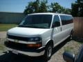 Summit White - Express 3500 Extended Passenger Van Photo No. 2
