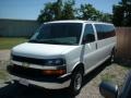 2009 Summit White Chevrolet Express 3500 Extended Passenger Van  photo #2