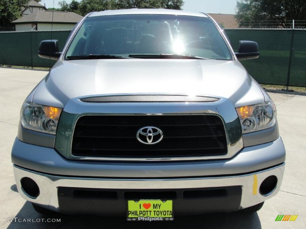 2008 Tundra SR5 Double Cab - Silver Sky Metallic / Graphite Gray photo #8