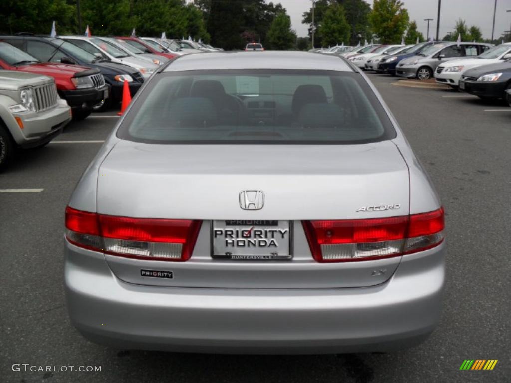 2003 Accord LX Sedan - Satin Silver Metallic / Black photo #3