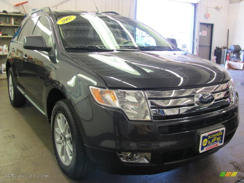 2007 Edge SEL Plus - Carbon Metallic / Camel photo #18