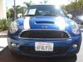 2009 Lightning Blue Metallic Mini Cooper S Hardtop  photo #2